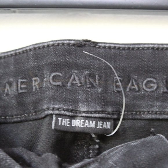 American Eagle Curvy Super Hi Rise Jegging Jeans Distressed Plus Size 24 H13693 - Picture 5 of 11